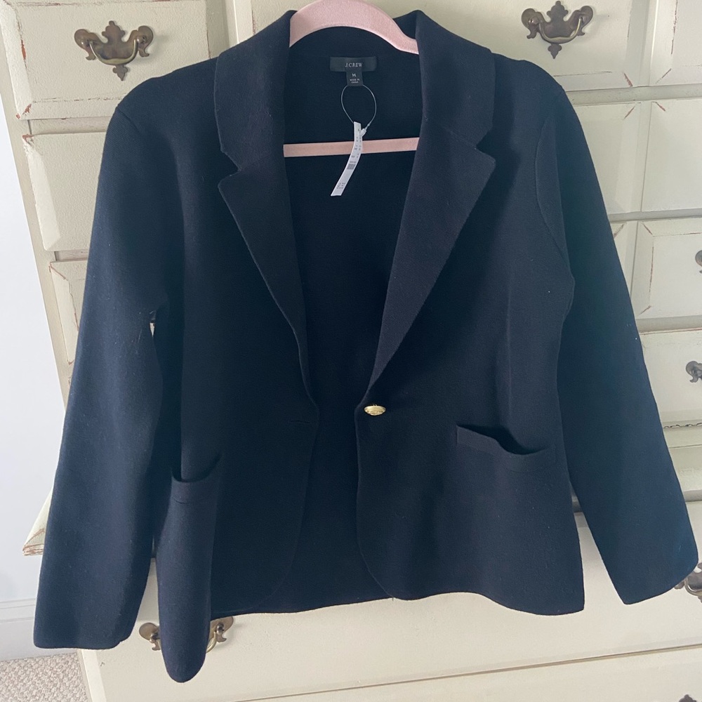 J. Crew black cardigan/ coat.